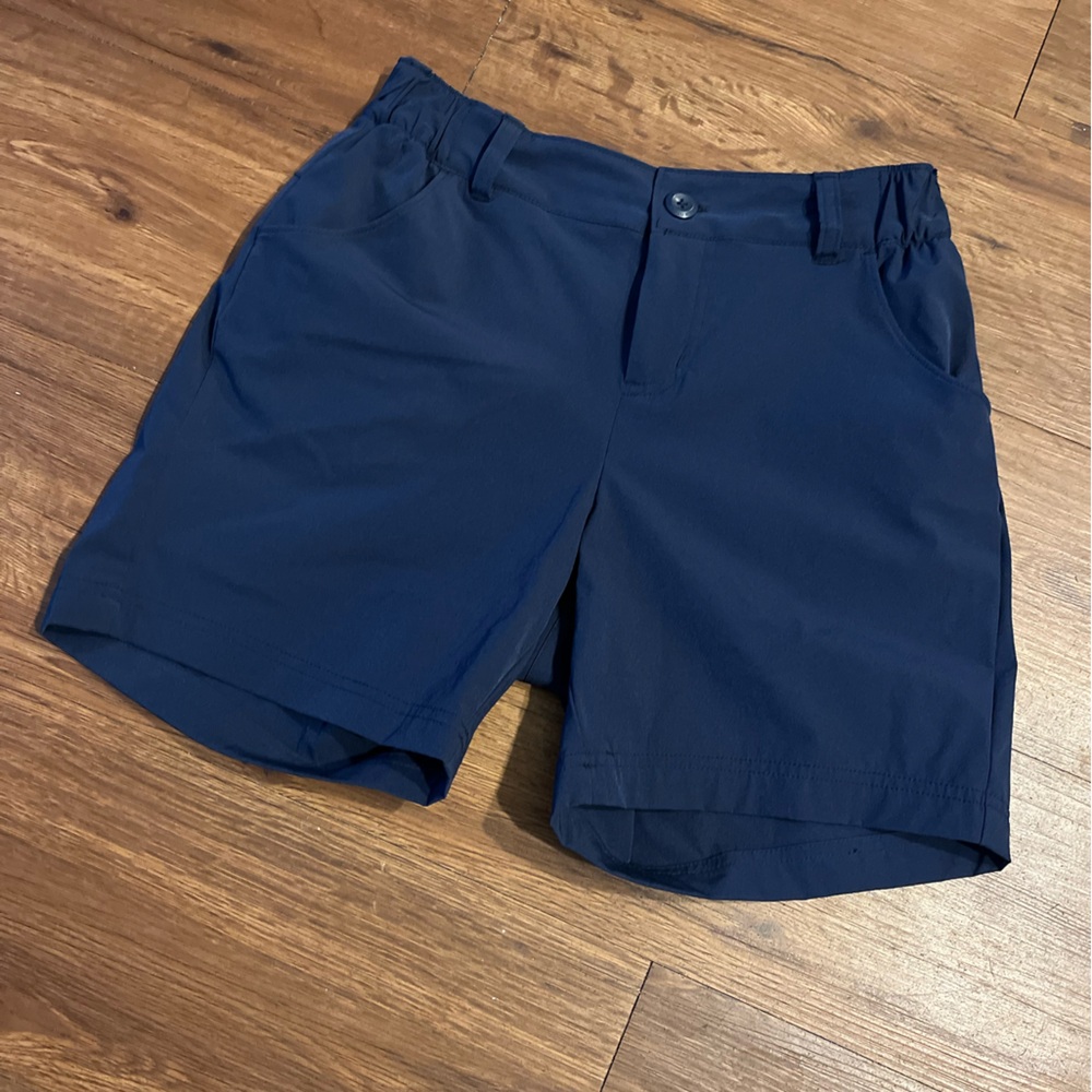 Columbia Men's PFG Dark Blue Flat Front Shorts SIZE 26
